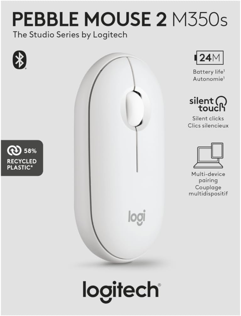 Logitech M350s Pebble Bluetooth Mouse