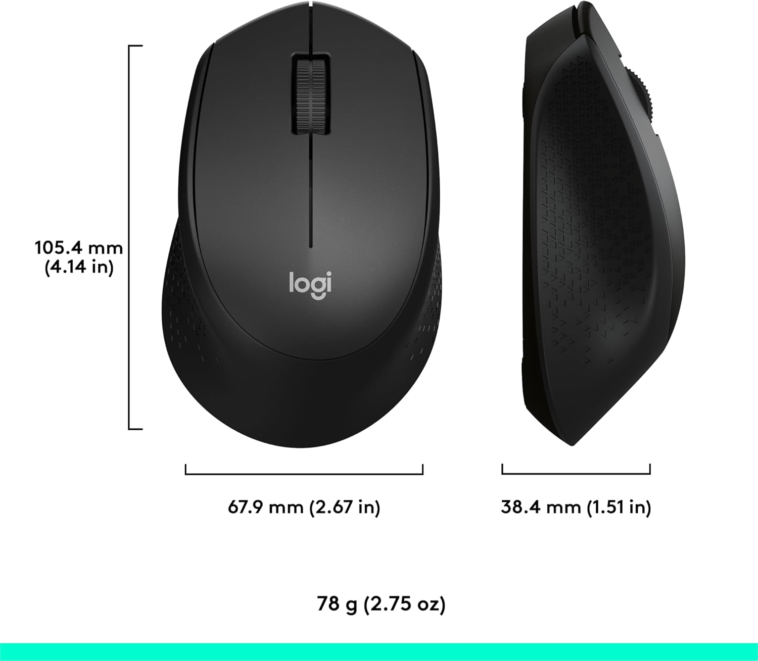 Logitech M330 Silent Plus Wireless Mouse