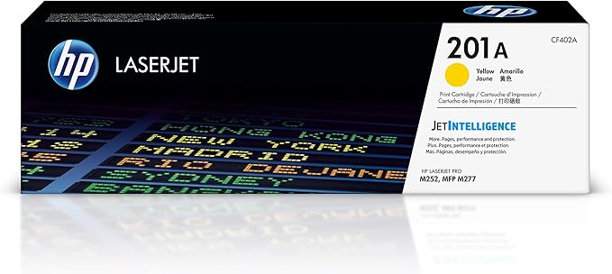 HP 201A Yellow Original LaserJet Toner Cartridge CF402A