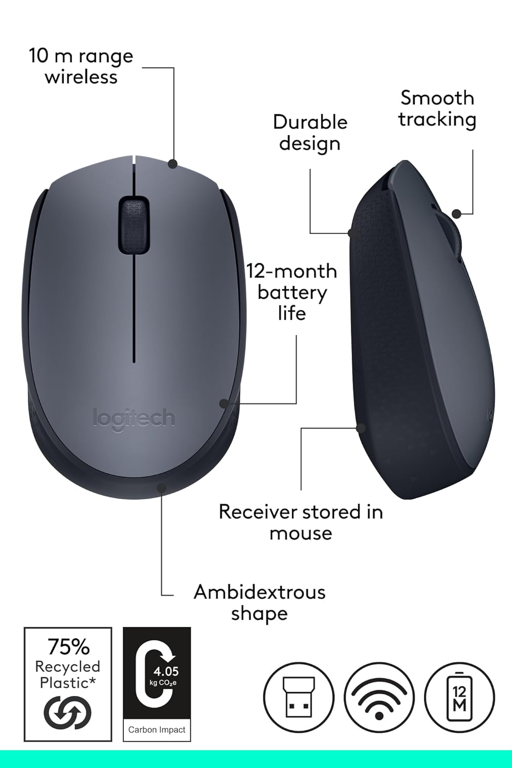 Logitech M170 Wireless Mouse