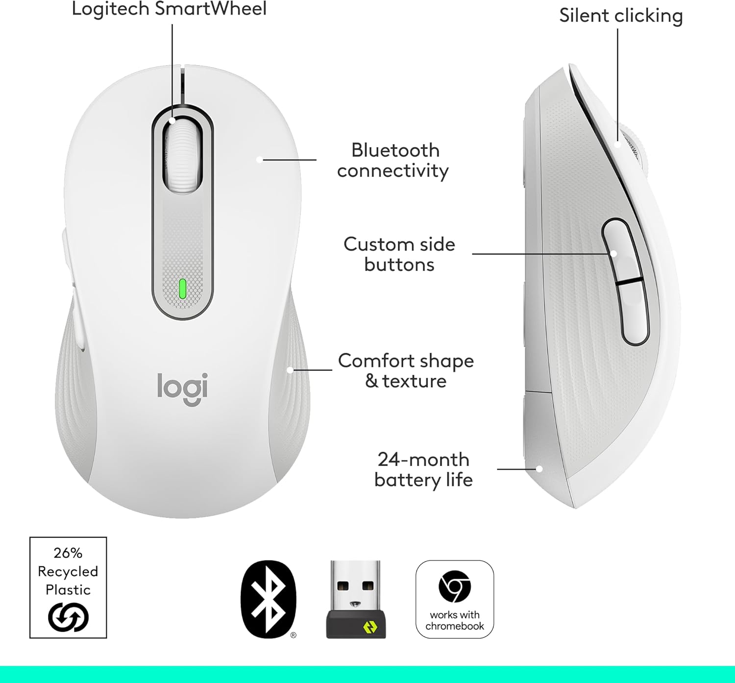 Logitech M650 Signature Wireless Mouse