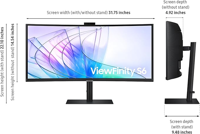 Samsung S65VC 34” UWQHD Curved Monitor