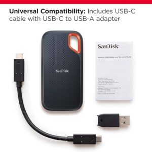 SanDisk E61 Extreme V2 2TB Portable External SSD