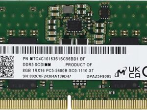 Micron Laptop RAM DDR5 8GB 5600