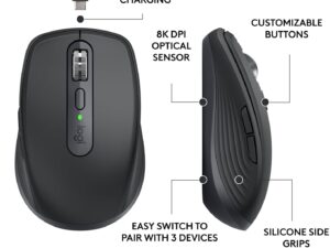 Logitech MX Anywhere 3S Bluetooth Rechargeable Mouse