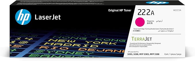 HP 222A Magenta Original LaserJet Toner Cartridge W2223A