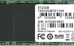 Transcend SSD110S 512GB NVMe M.2 Internal SSD