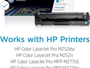 HP 201A Cyan Original LaserJet Toner Cartridge CF401A