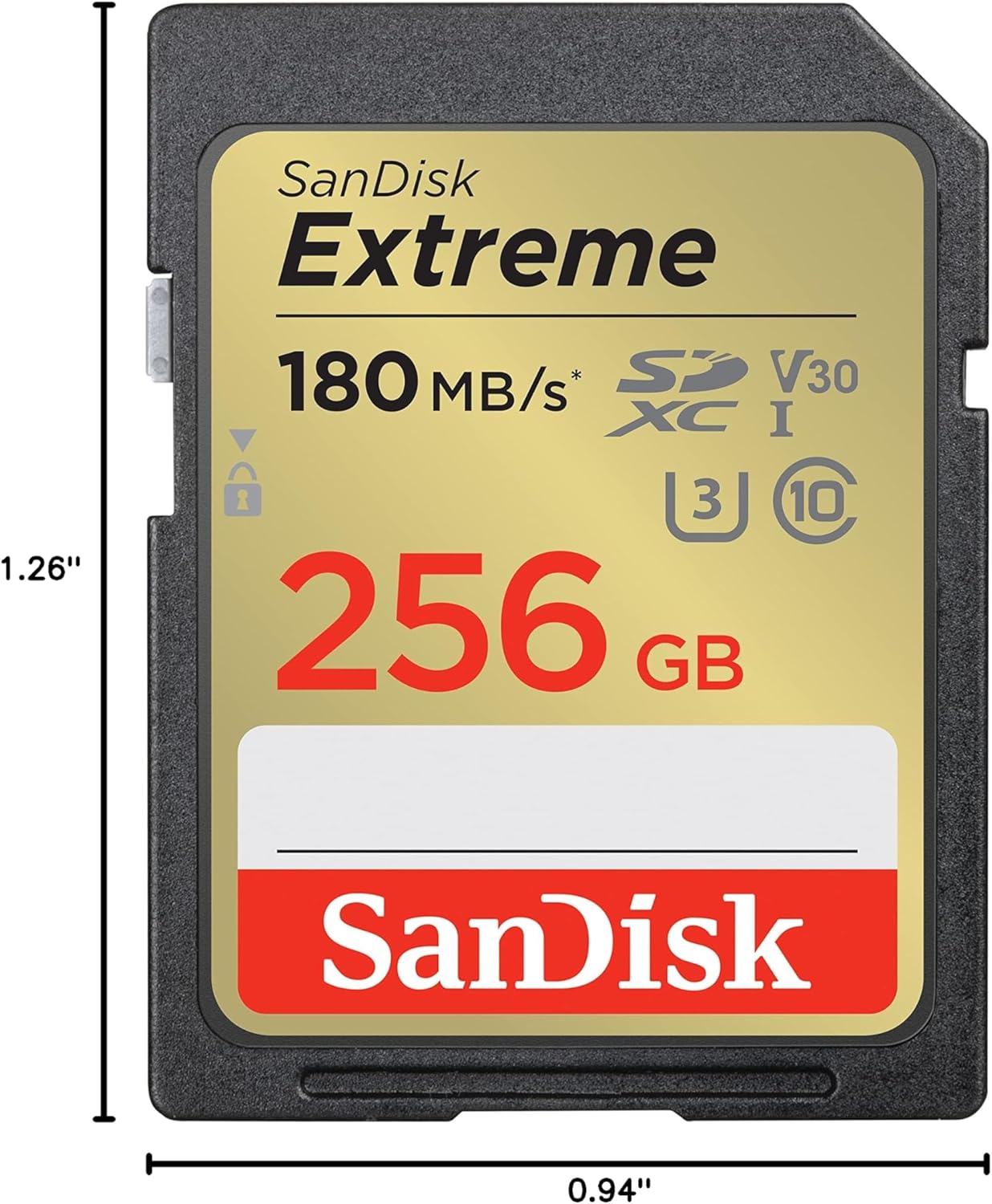 SanDisk Extreme SDXC 256GB SDSDXVV-256G-GNCIN