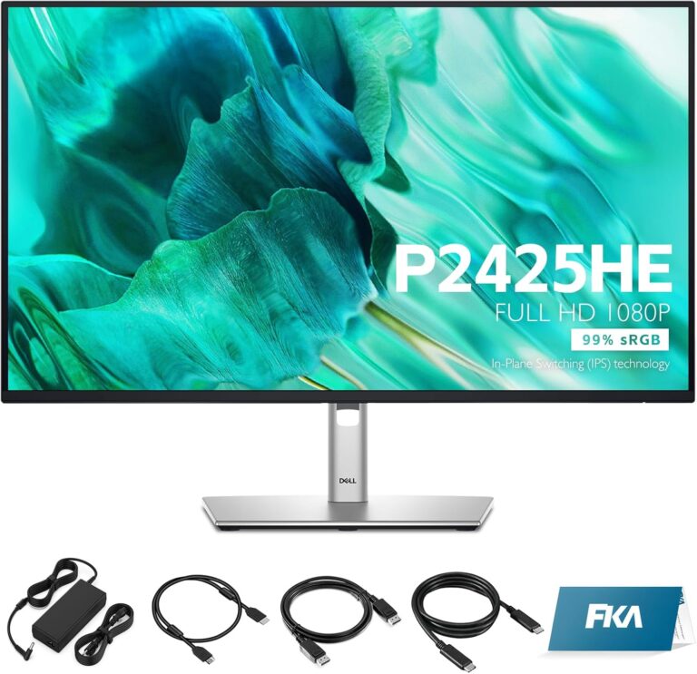 Dell P2425HE 23.8″ FHD USB-C Hub Monitor