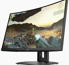 HP X24c 23.6 Inch FHD Curved Gaming Monitor 9FM22AS