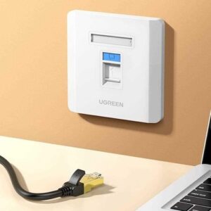 UGREEN Single-Port Wall Plate White NW144