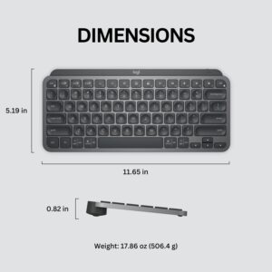 Logitech MX Keys Mini for Mac Bluetooth Illuminated Keyboard
