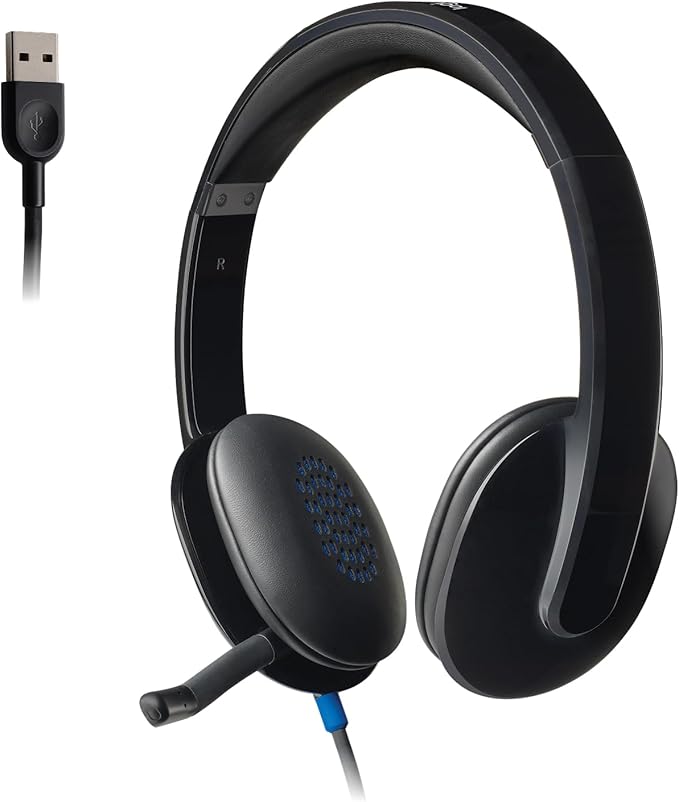 Logitech H540 USB-A Headset with Noise Cancelling Mic
