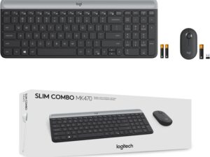 Logitech MK470 Slim Wireless Keyboard and Mouse Combo