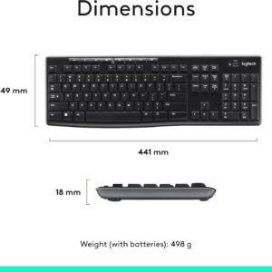 Logitech MK270 Wireless Keyboard and Mouse Combo