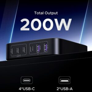 UGREEN GaN 200W Desktop Charger