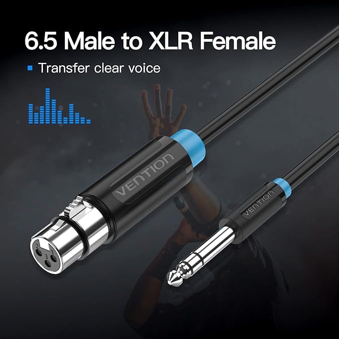 VENTION 6.5mm Male to XLR Female Audio Cable
