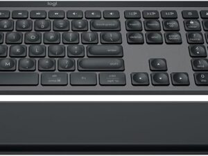 Logitech MX Keys S Wireless and Bluetooth Keyboard + Palmrest and Mouse Rechargeable Combo
