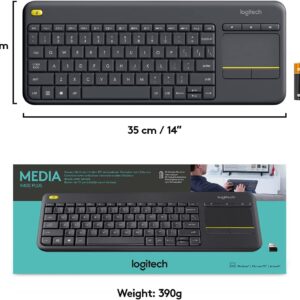 Logitech K400 Plus Wireless Keyboard with Touchpad