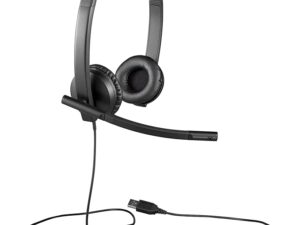 Logitech H570e Stereo USB-A Headset with Noise Cancelling Mic