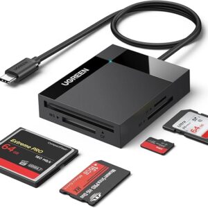 UGREEN 4-in-1 Card Reader with USB-C & USB-A