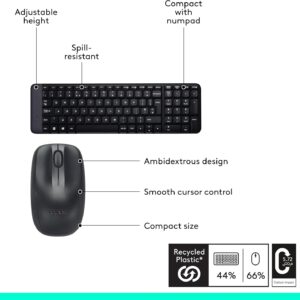 Logitech MK220 Wireless Keyboard and Mouse Combo