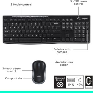 Logitech MK270 Wireless Keyboard and Mouse Combo