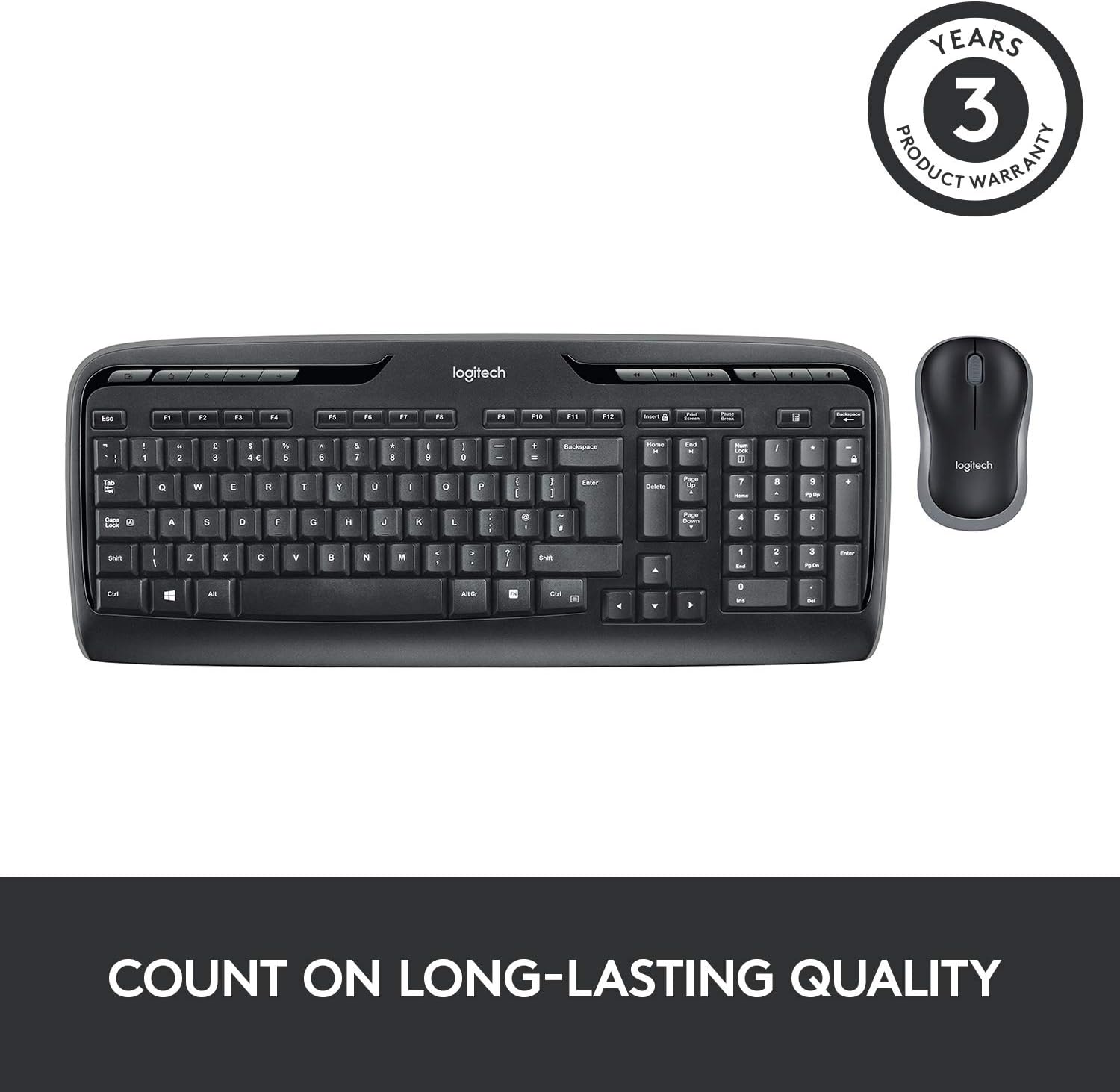 Logitech MK330 Wireless Keyboard and Mouse Combo