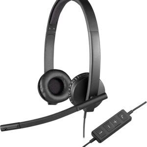 Logitech H570e Stereo USB-A Headset with Noise Cancelling Mic