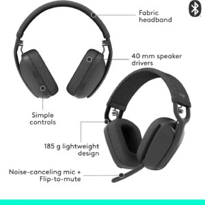 Logitech Zone Vibe 100 Bluetooth Over-the-ear Headphones