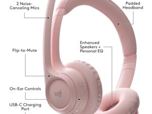 Logitech Zone 300 Bluetooth Headset with Noise Cancelling Mic
