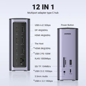 UGREEN 12-in-1 USB-C Multifunction Docking Station Pro