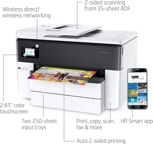 HP OfficeJet Pro 7740 Wide Format All-in-One Printer