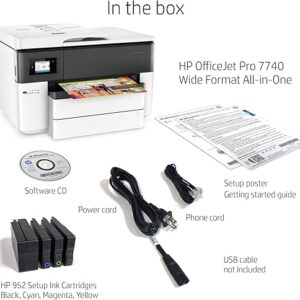 HP OfficeJet Pro 7740 Wide Format All-in-One Printer