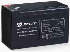 Mercury 9Ah 12V UPS Battery