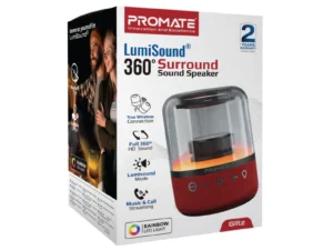 Promate 10W HD LumiSound® 360° Surround Sound Speaker