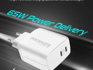 Promate GaNFast Travel Adapter
