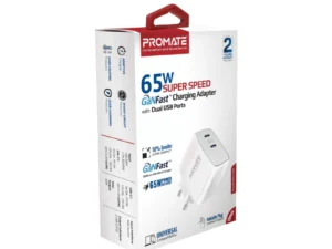 Promate GaNFast Travel Adapter