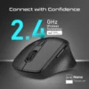 Promate 2.4GHz Ergonomic 2200 DPI Silent Click Wireless Mouse