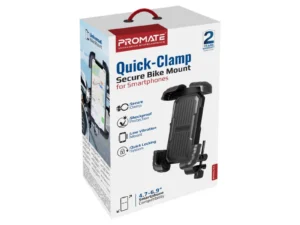 Promate Quick-Clamp SecureMount Bike Mount for Smartphones
