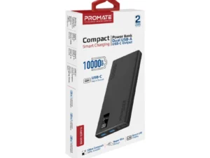Promate 10000mAh Compact Power Bank