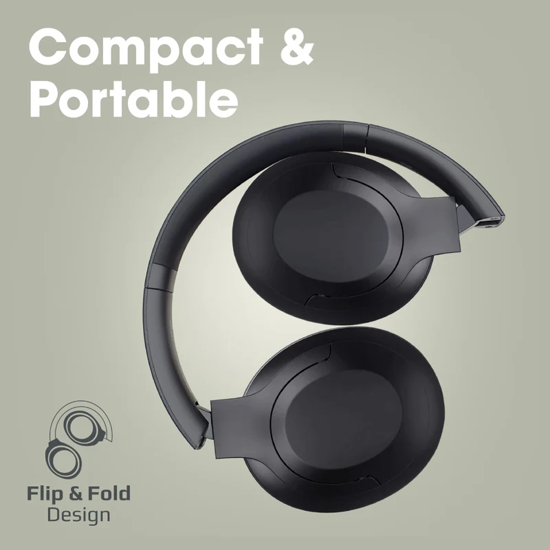 Promate ANC High-Fidelity Stereo Wireless Headphones