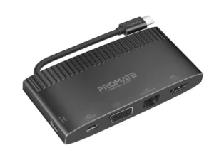 Promate 6 in 1 Super Speed USB-C Media Hub