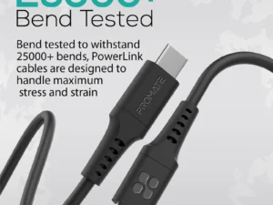 Promate 60W PD USB-C to USB-C Cable