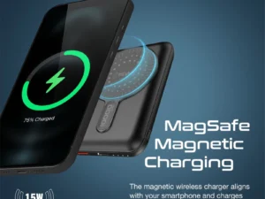 Promate 10000mAh SuperCharge MagSafe Wireless Charging Power Bank