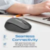 Promate 1600 DPI MaxComfort Ergonomic Wireless Mouse