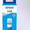 Epson 108 EcoTank Cyan Ink Bottle 70ml
