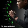 Promate IP67 Fitness Tracker Smartwatch Graphite