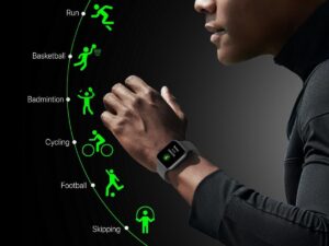 Promate IP67 Fitness Tracker Smartwatch Graphite